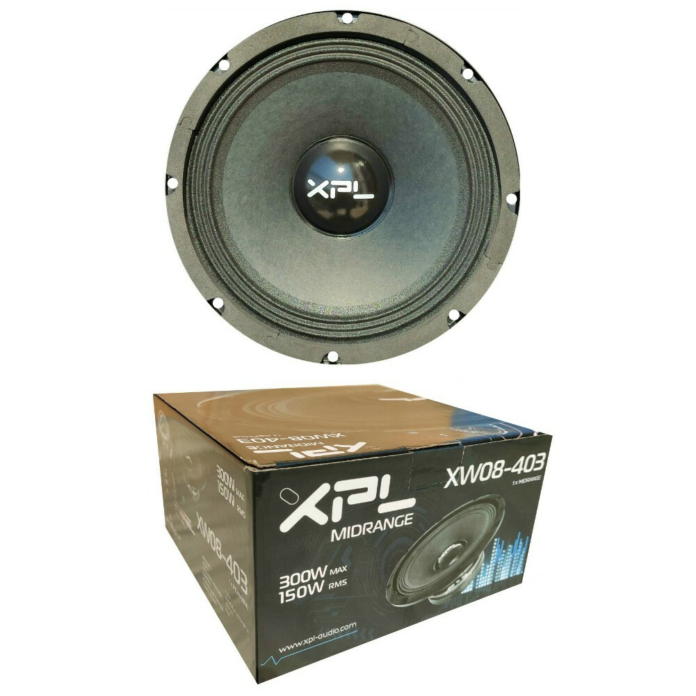 Woofer 200mm XPL XW08-403 300W | Voce Chiara e Potente per la tua Auto