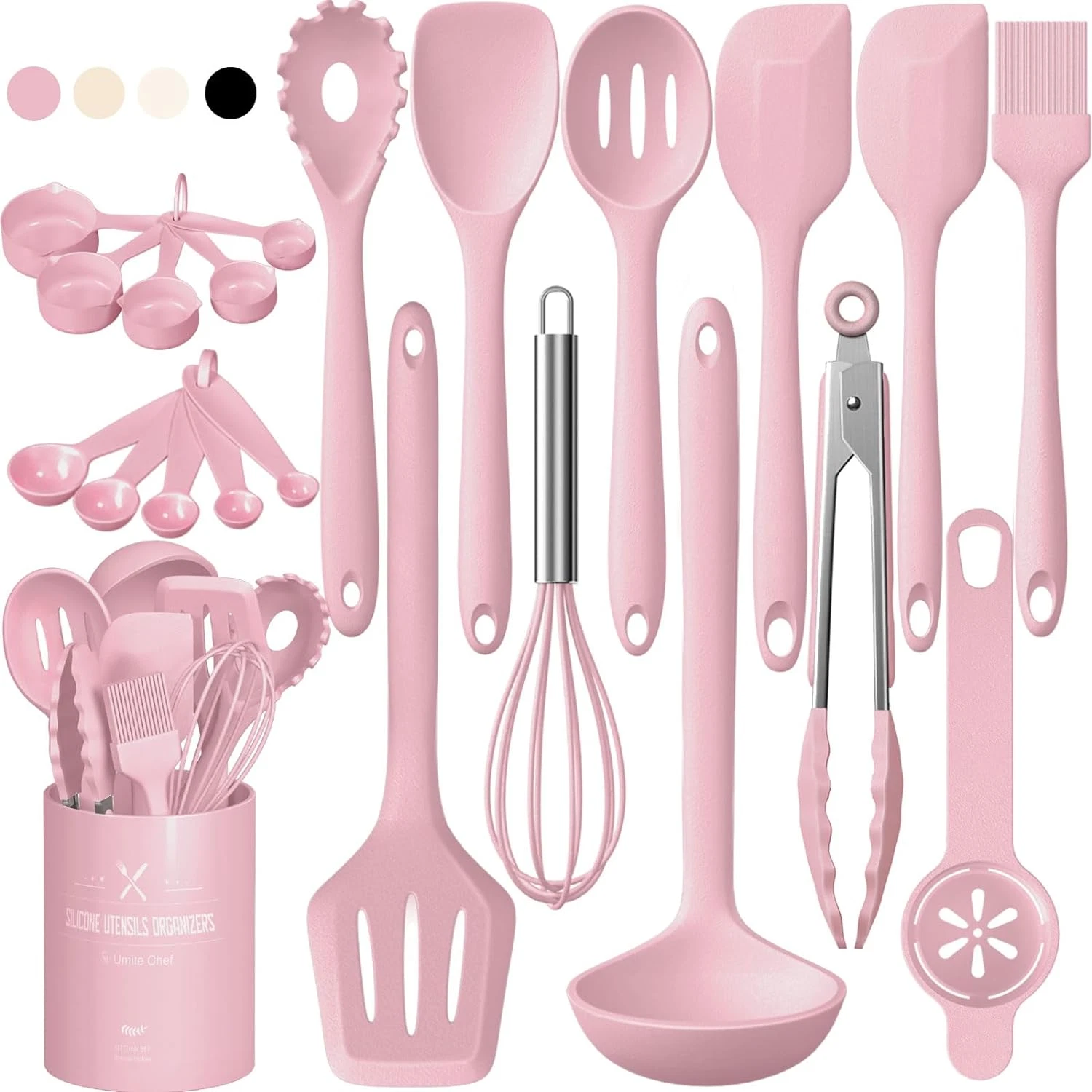 22Pcs Silicone Cooking Utensils Set, Heat Resistant Silicone Kitchen Spatulas Se
Opens in a new wind