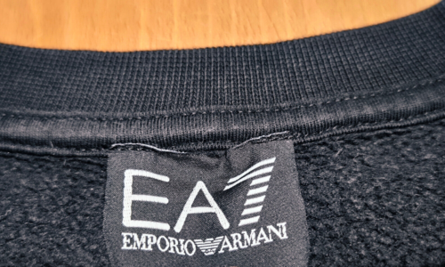 ARMANI EA7 Sweater L schwarz Achselweite: 54cm - Bild 4 von 12