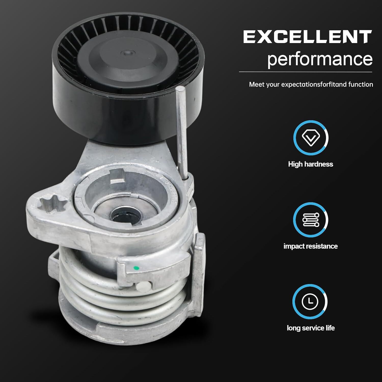 Drive Belt Idler Pulley Tensioner Kit For BMW 128i 325i 325xi 328i 328xi X3 N52