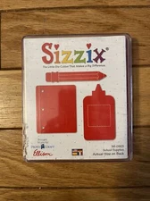 Sizzix Large Red Original Die * Retired 38-0923 School Supplies