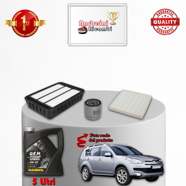 Kit Wartung Filter Und ÖL CitroëN C-Crosser 2.0 16V 108KW 147PS 2015-image
