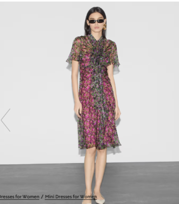 gucci rose garden print silk dress 6 Gucci Resort Outfits to Get You Through the End of Summer