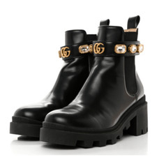 Gucci Combat Black Boots for Women for sale - eBay Gucci Combat Black Boots for Women for sale - eBay