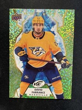 20-21 UD Ice Hockey Rookie Green Parallel 115 David Farrance