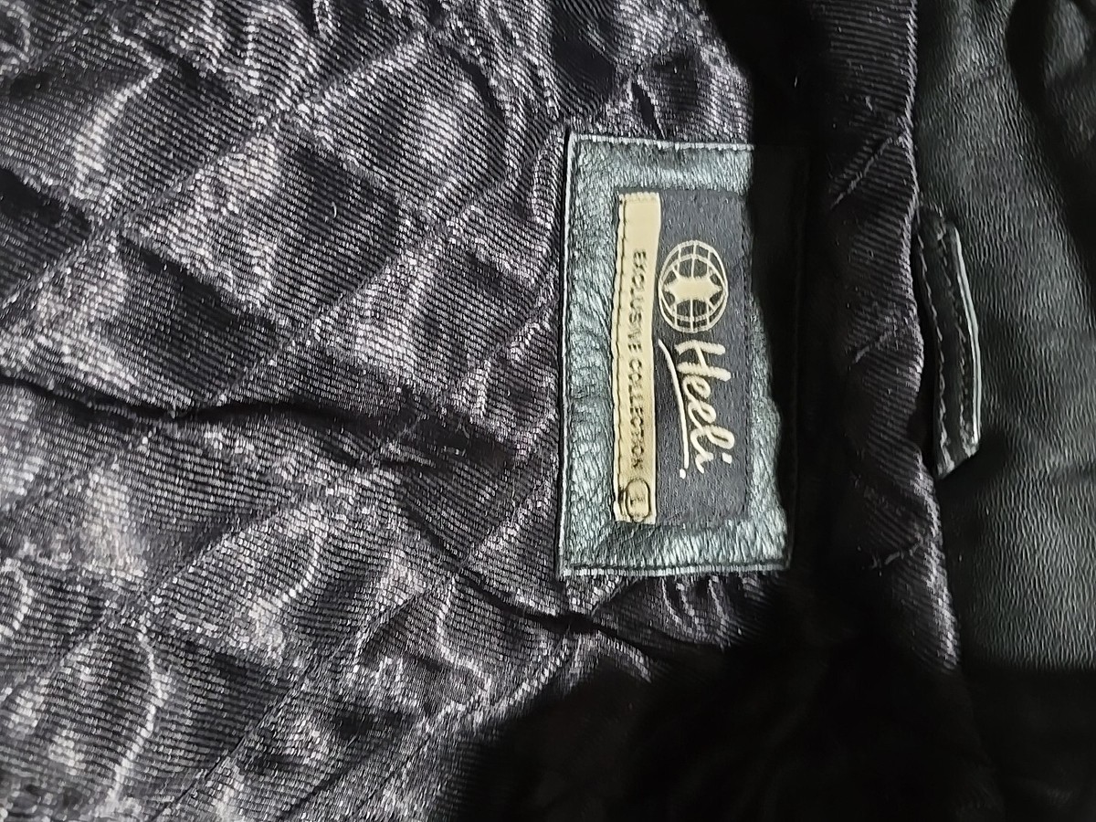 Veste En Cuir Nappa Heeli Pour Femme – Grise, Neuve Avec étiquettes