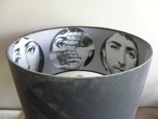 Bespoke Face Plates Wallpaper & Velvet Lampshades  30, 35, 40, 50, 60, 70 cm dia