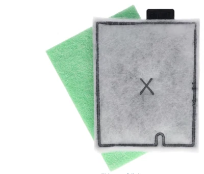 FINEST FILTERS Compatible Interpet Internal Cartridge Filter CF3 Filter Cartridge, Algaway Pad