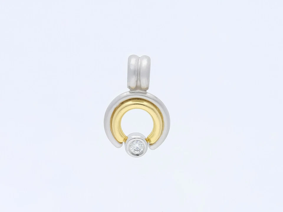 Top Preis Anhänger Diamant 950 Platin 750 Gold Wert: 1.500 EUR Deta Schmuck - Bild 2 von 4