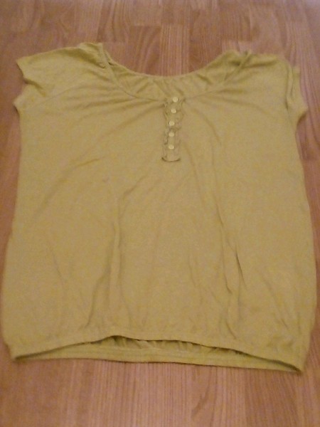Tshirt Blouse Femme 38 40 Melange Coton Pistache Neuf La Redoute