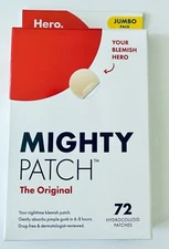 Hero Cosmetics Mighty Patch Original Acne Pimple Patches Jumbo Pack  exp 11/27