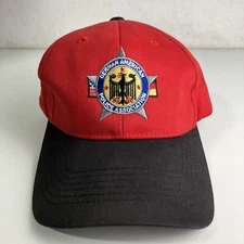 Vintage German American Police Association Cap Hat Adjustable 90's Cotton