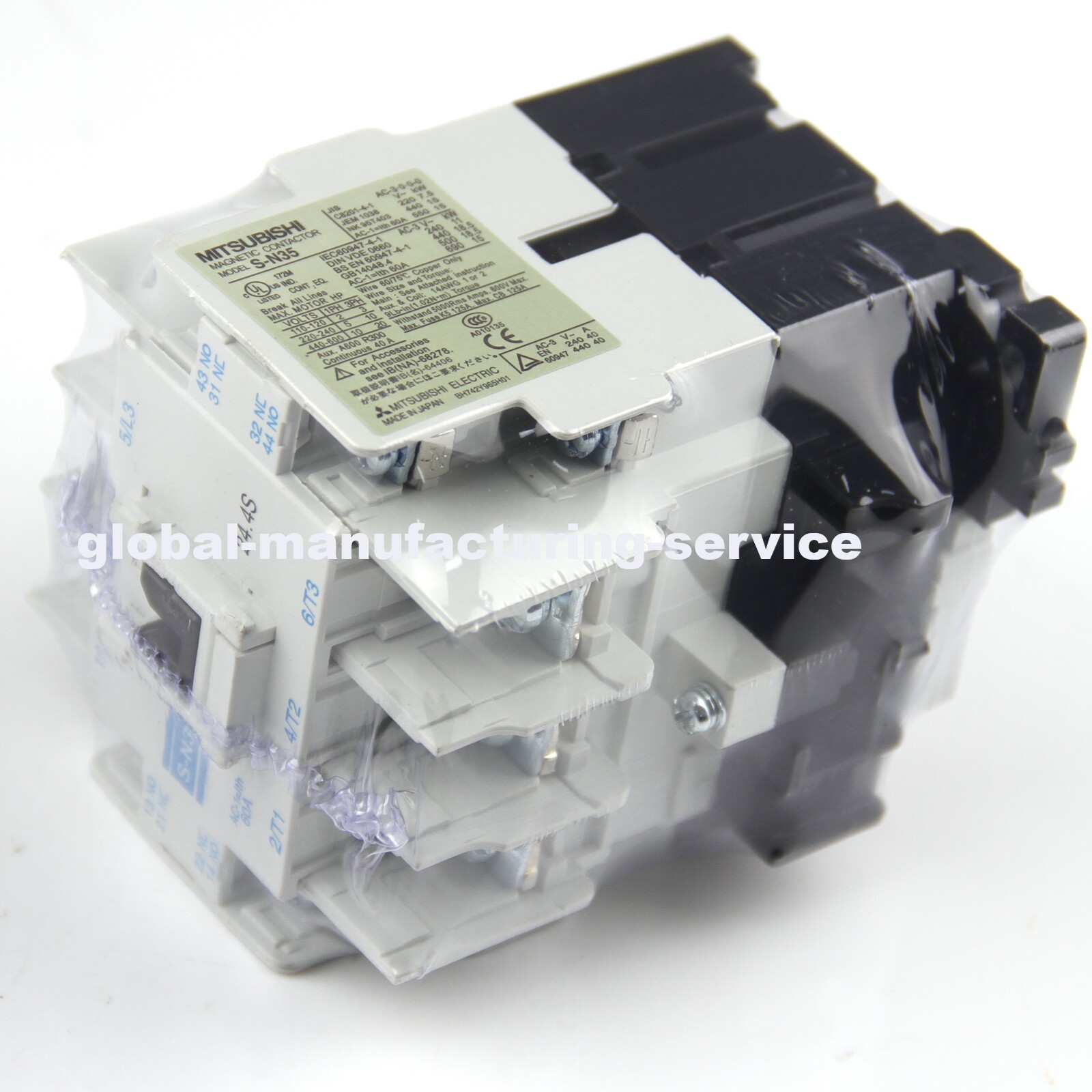 Side Box Lable 1PC MITSUBISHI Contactor S-N35 SN35 AC110V New in Box-US Stock | eBay