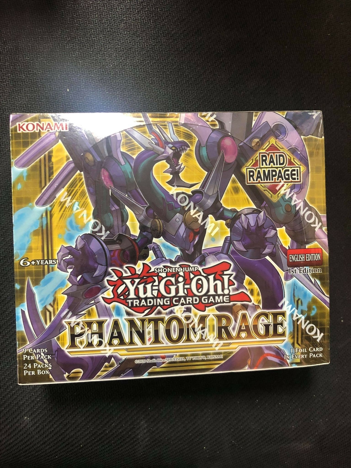 Yu-Gi-Oh! 1st Edition Phantom Rage Booster Box [24 Packs] [Sealed] | eBay