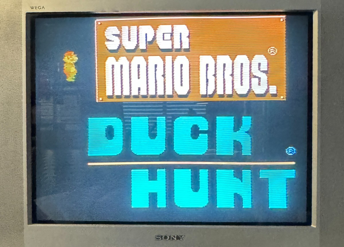 Super Mario Duck Hunt (Nintendo NES, 1988) Tested Working