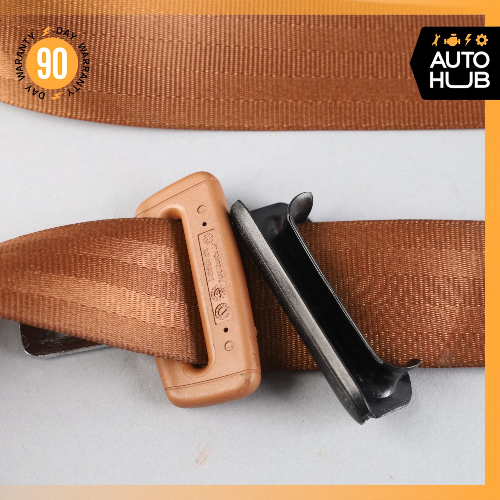 07-11 Bentley Continental GTC Rear Right or Left Side Seat Belt Brown OEM 46k