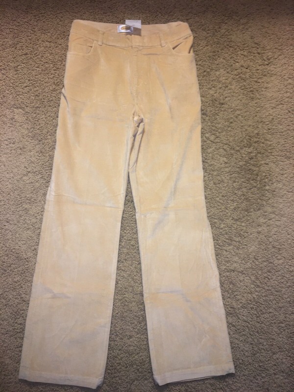 Woman’s Talbots Beige Brushed Material Pant  ~ Size 14 ~ New With Tags ~