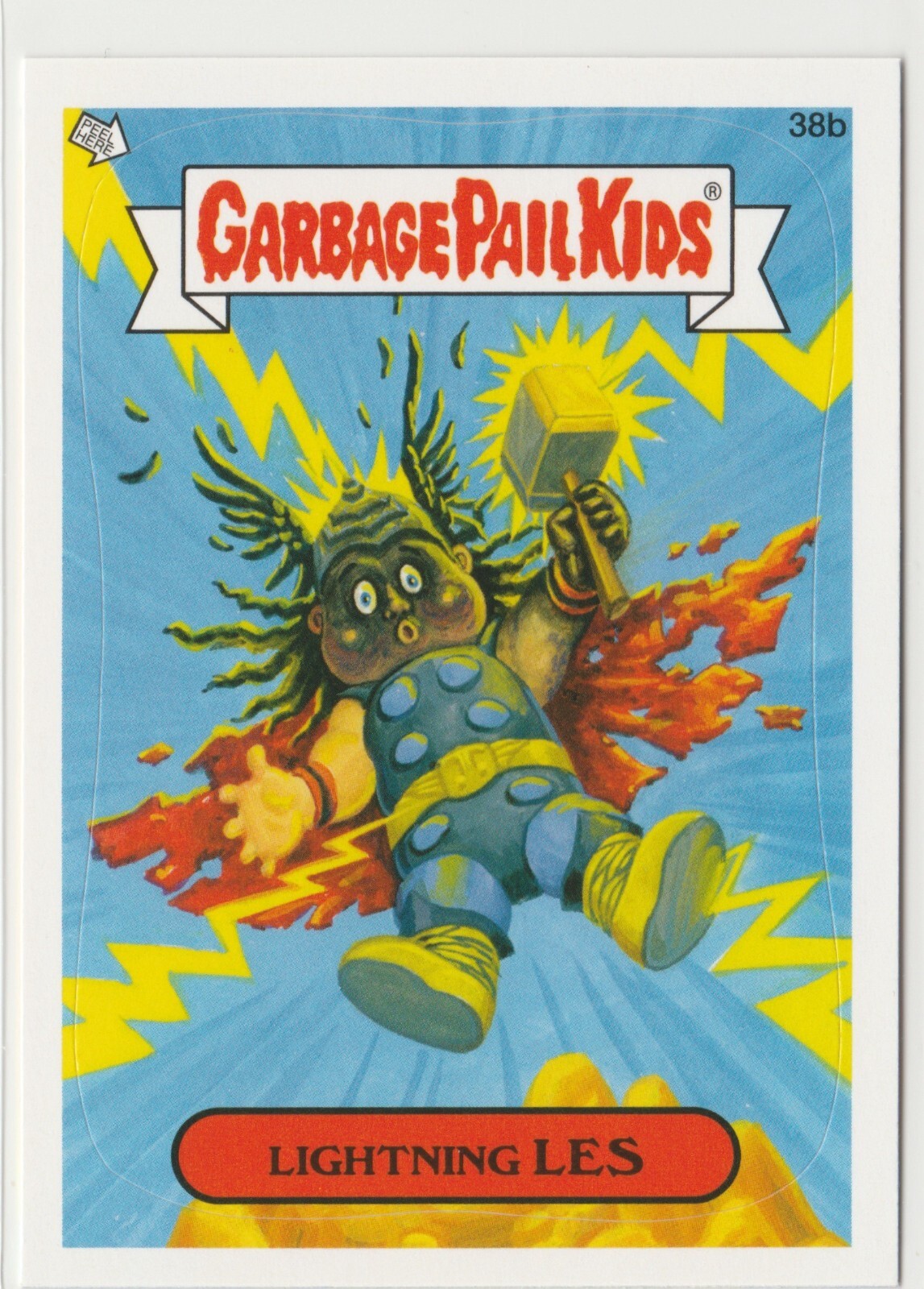 Thor Lightning Les #38b Garbage Pail Kids GPK 2012 Series 1 BNS1 Brand New