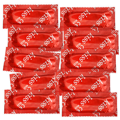 100PCS Latex Condoms Bulk Pack Ultra Thin Extended Pleasure Extra Time Sex Delay