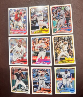 2024 Topps Baseball Series 1 - 1989 Baseball Inserts - You Pick!