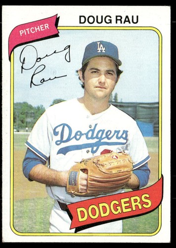 Doug Rau 1980 Topps #527 Los Angeles Dodgers Baseball Card | eBay
