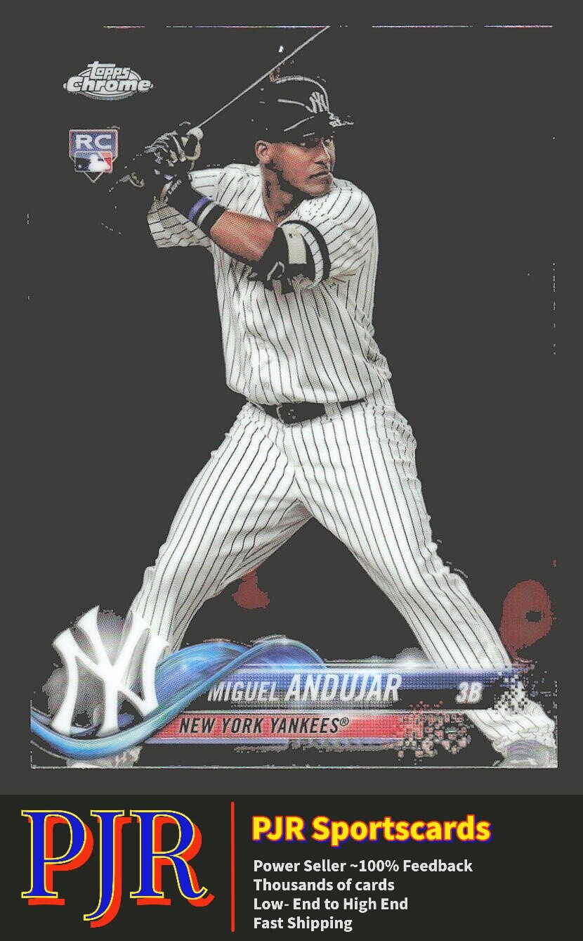 2018 Topps Chrome #14 Miguel Andujar   New York Yankees