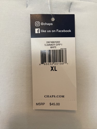 CHAPS SCOOP Neck Relaxed Blouse NWT WHITE SIZE XL SHORT SLEEVE PULLOVER - Picture 3 of 12