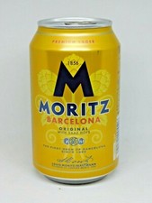 MORITZ Barcelona Original Empty Beer Can 330ml Spain 2021 Bottom Open