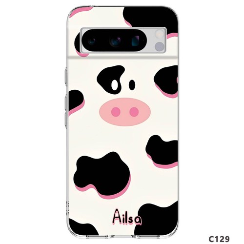 Personalised Phone Case Cartoon Animal Cover For Google Pixel 9 Pro XL 8A 7A 6 5 - Picture 4 of 55