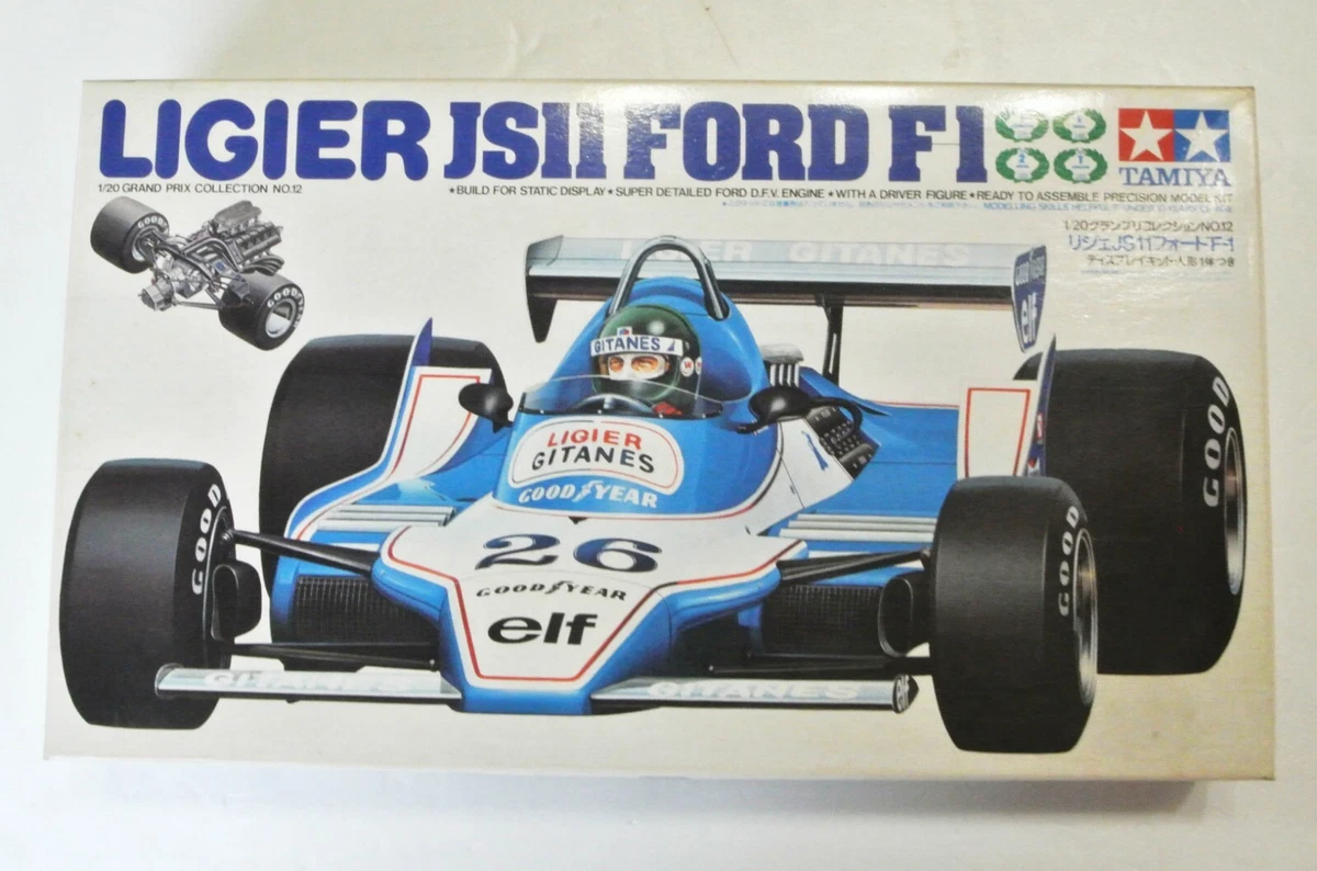 絶版 タミヤ 1/20 リジェ・フォード・JS11 F1 Vintage Tamiya 1/20 Ligier JS11 Ford F1 | eBay