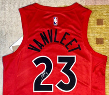 Fred VanVleet Signed Autograph Toronto Raptors Jersey NBA USA Canada Wichita St