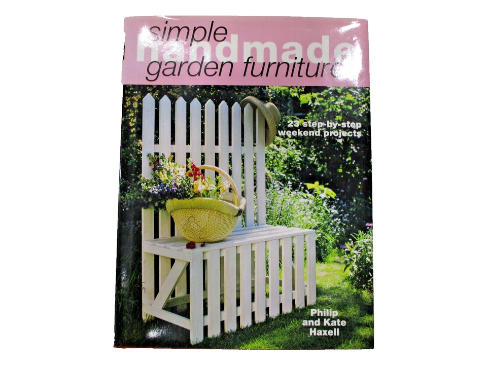 Simple Handmade Series Lot of 2 H/C Books Topics Furniture , Garden