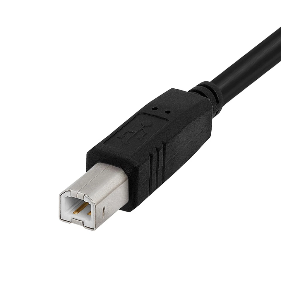 2 Pack Printer Cable 6ft USB 2.0 A Male to B Male Cord for HP Epson Canon Dell - Image 4 of 4