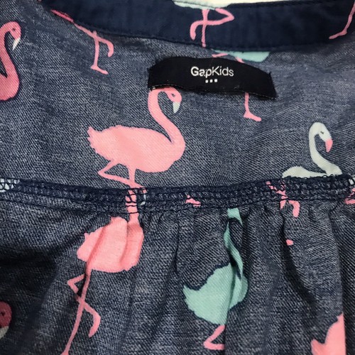 Gap Kids Girls XL Romper Flamingo Print One Piece - Picture 3 of 4