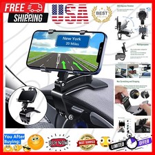 Versatile Dashboard Phone Holder - 360  Rotation  Easy Installation Included