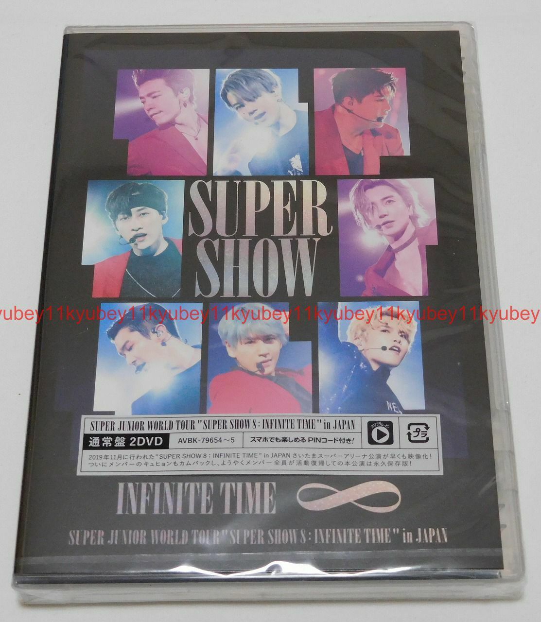 New SUPER JUNIOR WORLD TOUR SUPER SHOW 8 INFINITE TIME in JAPAN DVD  AVBK-79654