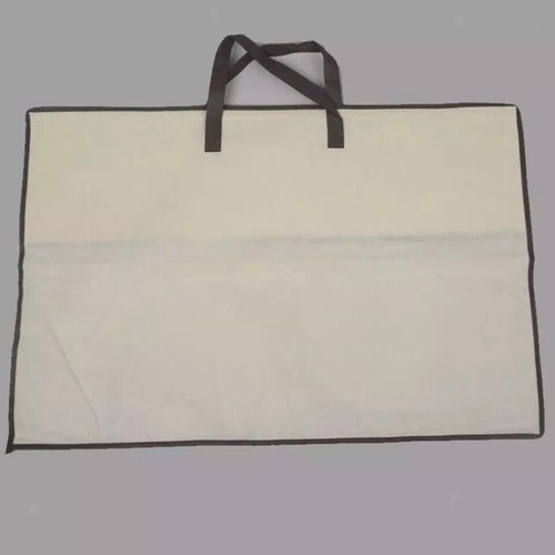 5x Pillow Storage Bag Non-woven Tote Bags With Zipper Home Organizer Save Space - Picture 3 of 7