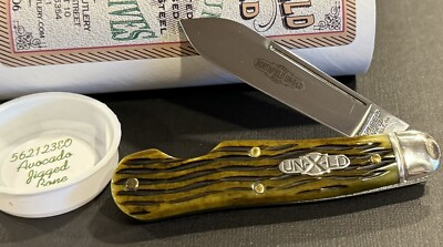 🔥 GEC 56 EO GREAT EASTERN CUTLERY AVOCADO BONE DOGLEG JACK POCKET