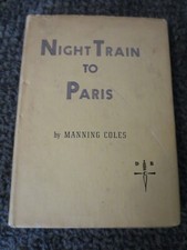 Night Train to Paris Manning Coles HC Vintage 1952 No DJ