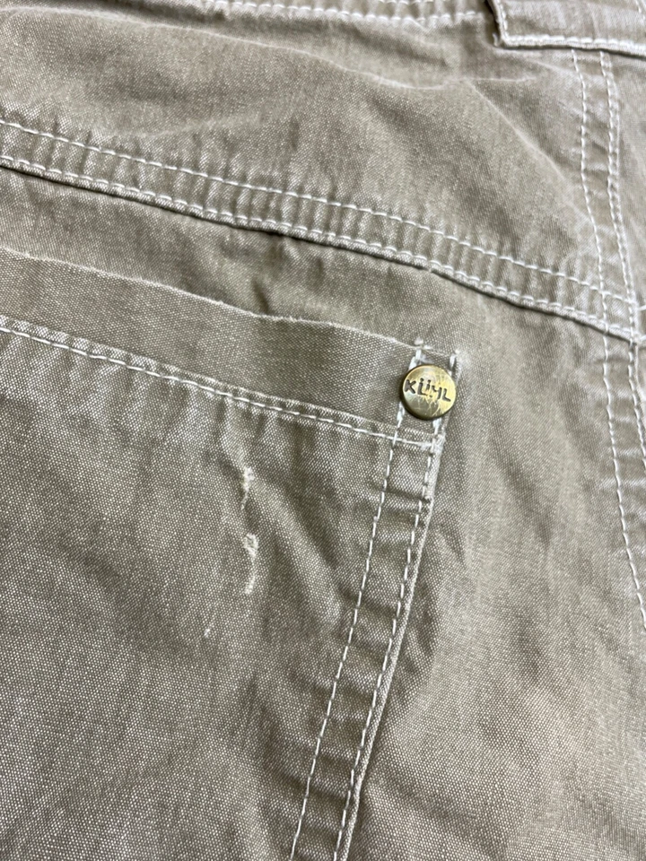 Kuhl Pants Men's Actual 33x30 Brown Revolvr Vtg Patina Dye Cotton Blend Camp - Image 4 of 4