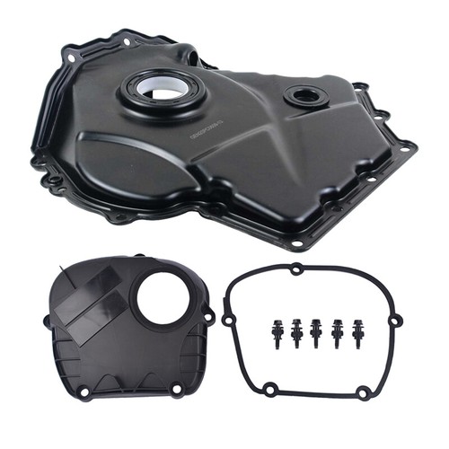 Timing Cover Set Upper & Lower For VW Audi 2.0 TFSI TSI Jetta A4 Q5 2009-2014 - Picture 2 of 7