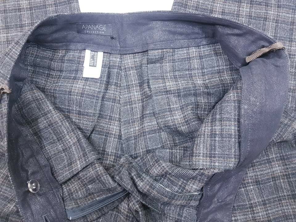 Apanage Collection Womens Trousers Black Brown Lining Colour Size 14UK image 6
