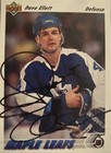 Dave Ellett autographed Toronto Maple Leafs hockey card — photo 1