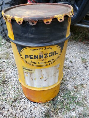 Large Vintage PENNZOIL Motor Oil 27