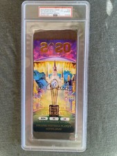 LSU vs Clemson J Chase Autograph National NCAA Football Championship Ticket PSA