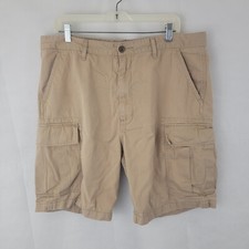 LEVI'S Mens Shorts Sz 38 Cargo TAN Baggy Hiking Skater Grunge Y2K Work Utility