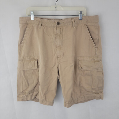LEVI'S Mens Shorts Sz 38 Cargo TAN Baggy Hiking Skater Grunge Y2K Work Utility