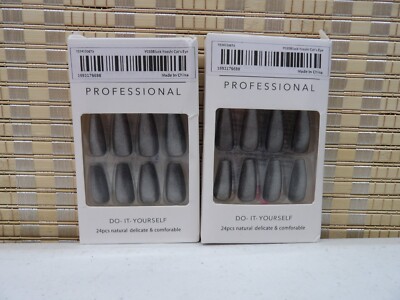 False Nails Do it Yourself Lot Of (2) packs of 24 Each