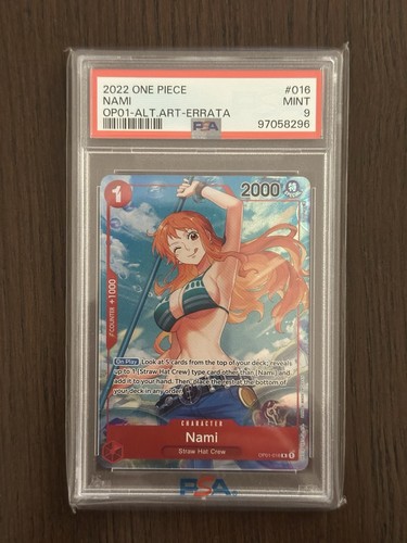 Nami (Parallel) graded PSA 9 for sale on eBay