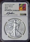 2022-W Burnished American Silver Eagle NGC MS70 Advanced Gaudioso ✪COINGIANTS✪